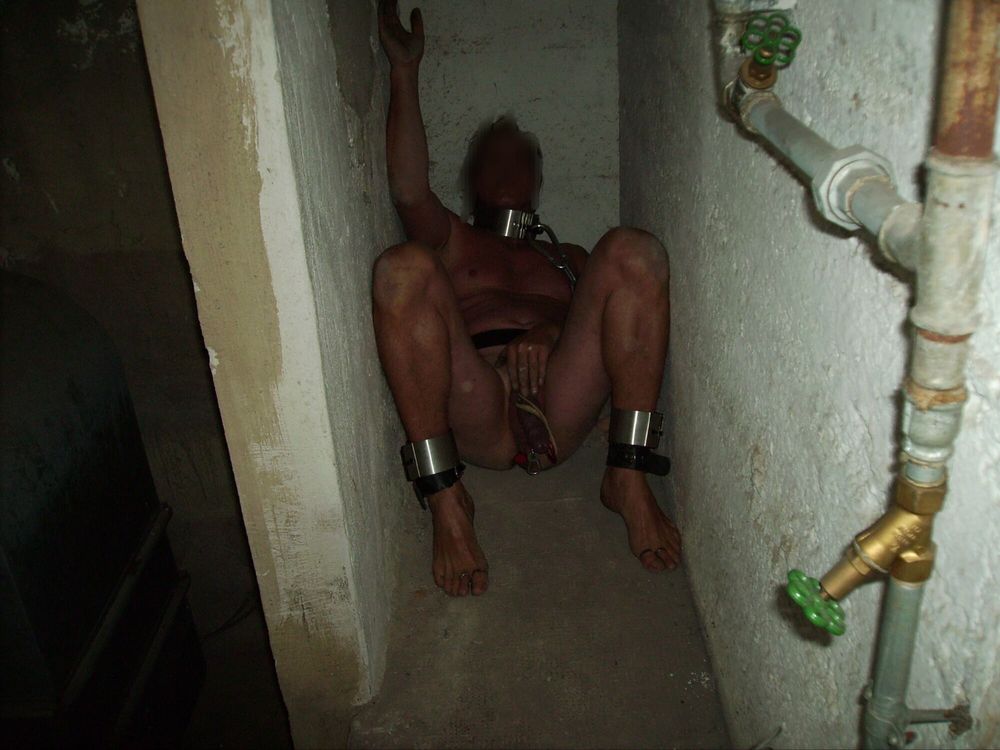 Slave Man locked up dirty Prison Erection #19