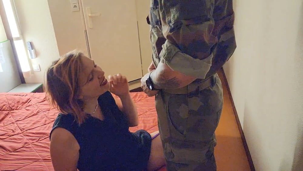 young soldier fuck me in hotel #3