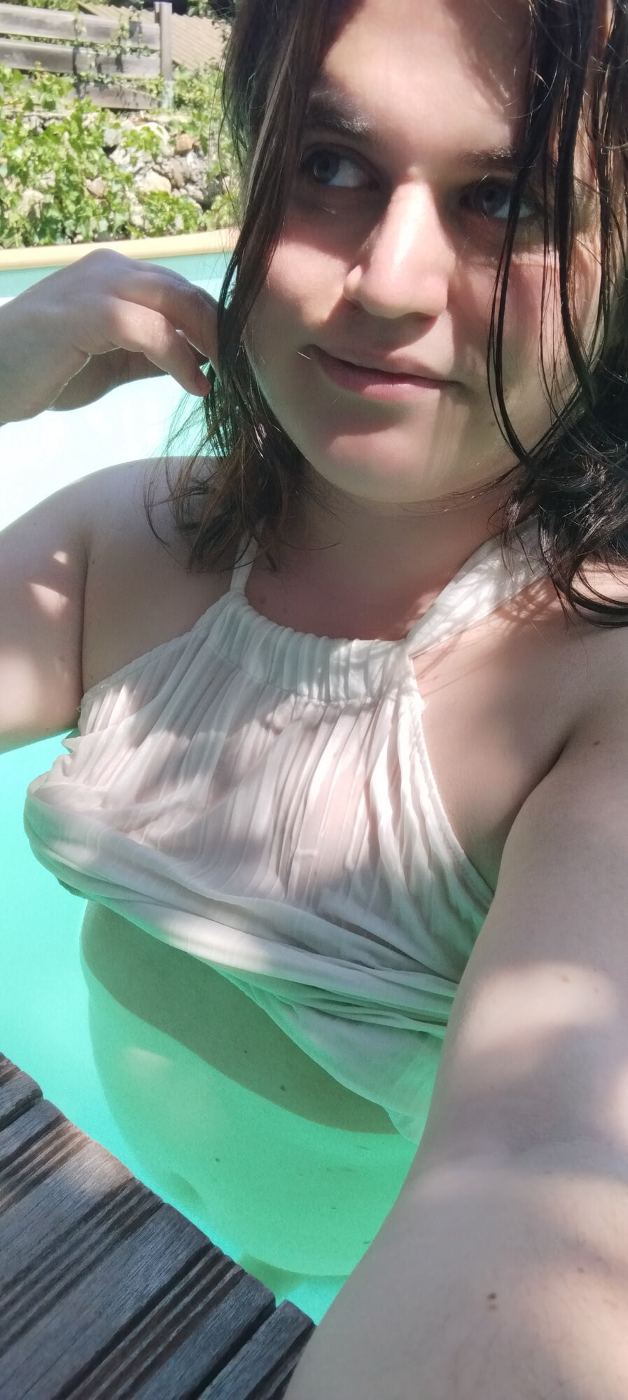 White dress in a pool #7