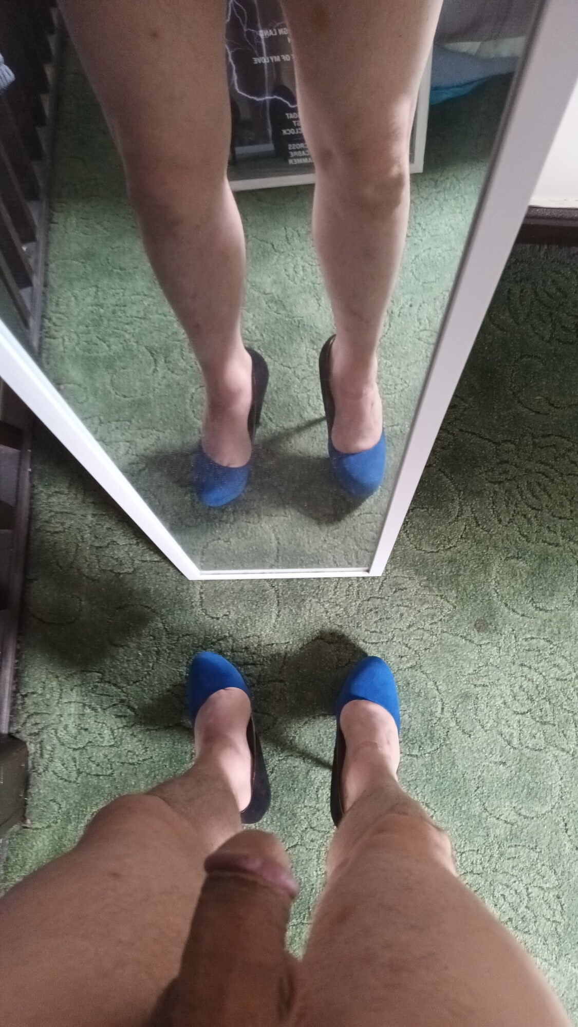 naked in just heels