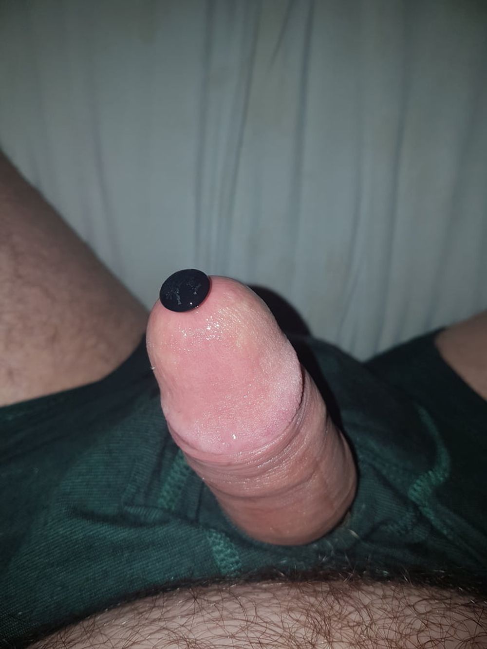 Deep sounding, urethral sounding inside condom covered cock #4