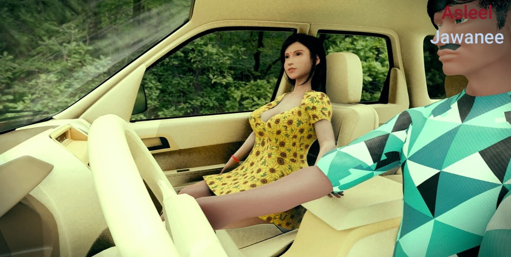driver aur passenger ki chudai raste main  #7