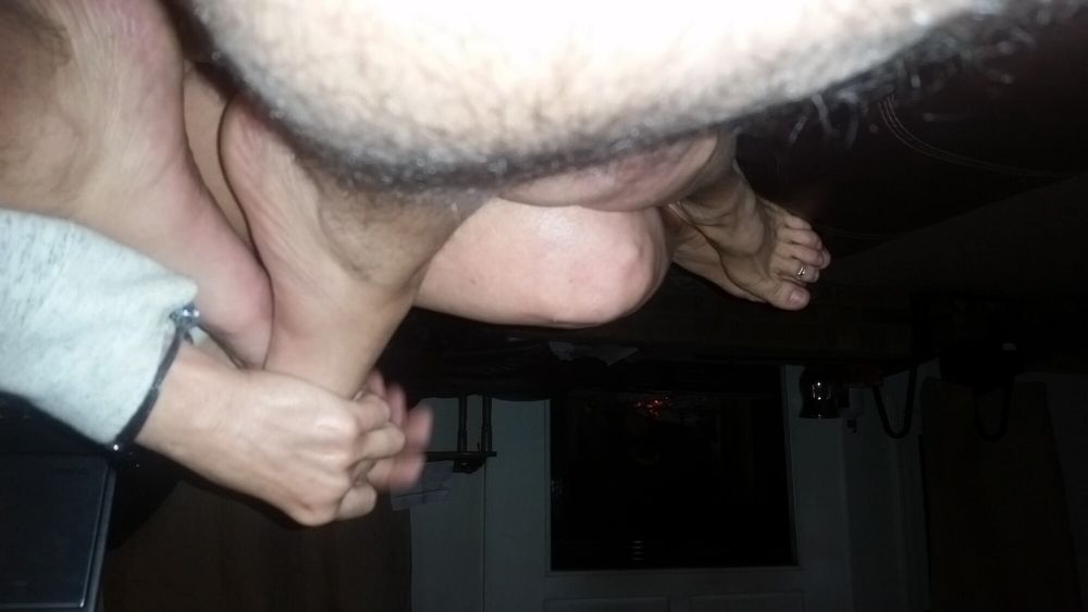 Taking feet pictures at a hotel #19