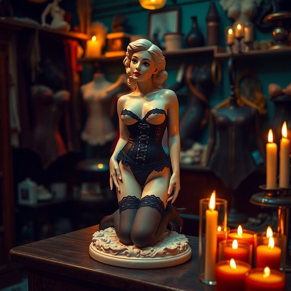 Pixwhores - Next Generation: Statues in stockings  2 #7