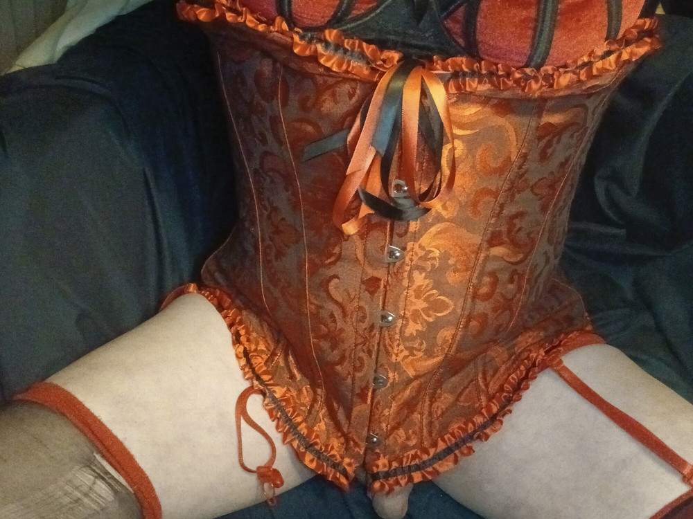 Panties, bra, corset, stockings, and garters belt #22