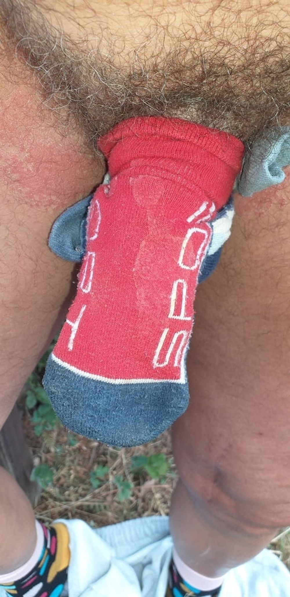 Dick, Socks and my Cum #54