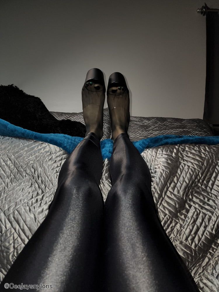Big Sexy Feet in Black Nylons 1 #25
