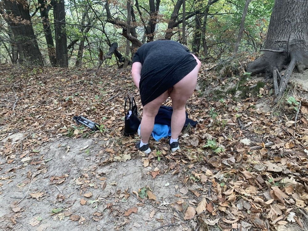 Sexy BBW Pussy in the Woods #14