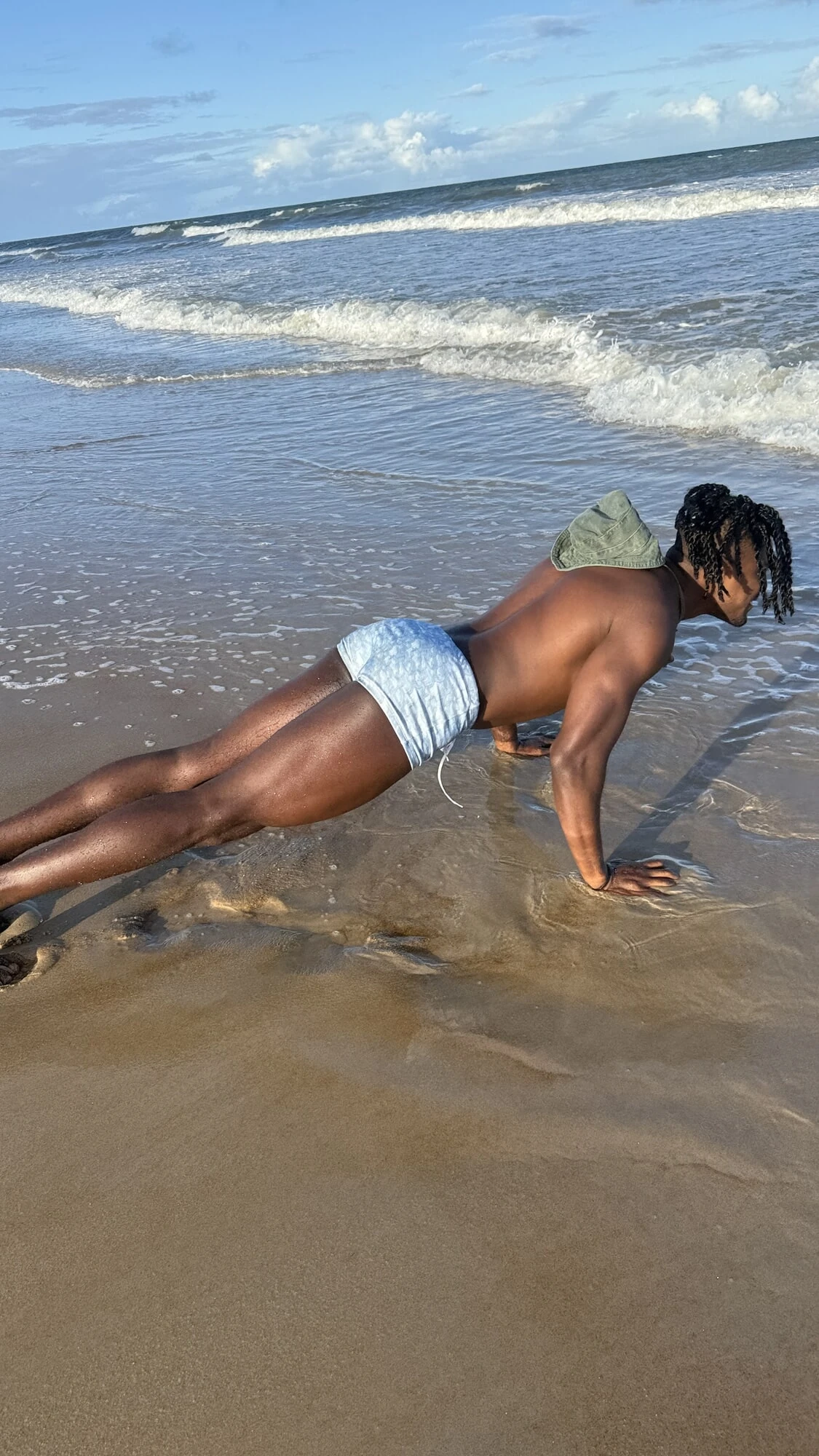 very hot black man