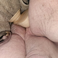 Dildos in my chub ass