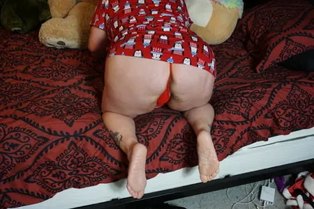 sexy bbw christmas jammies photoset         