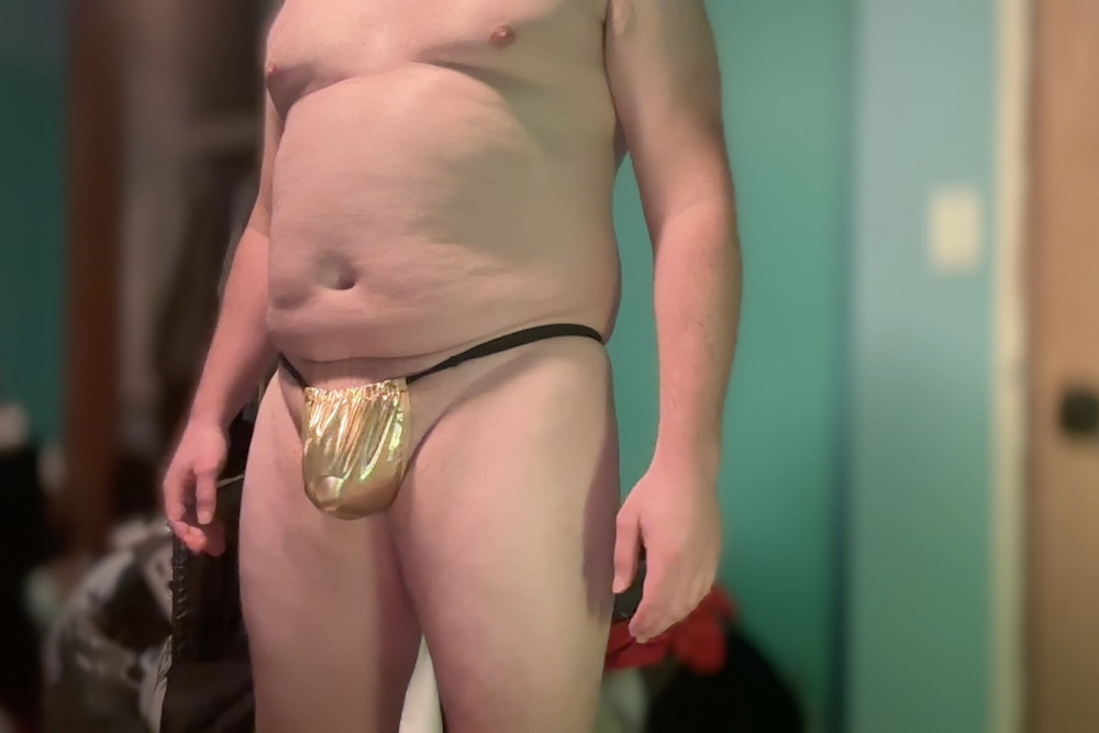 Nude thong try on  #14