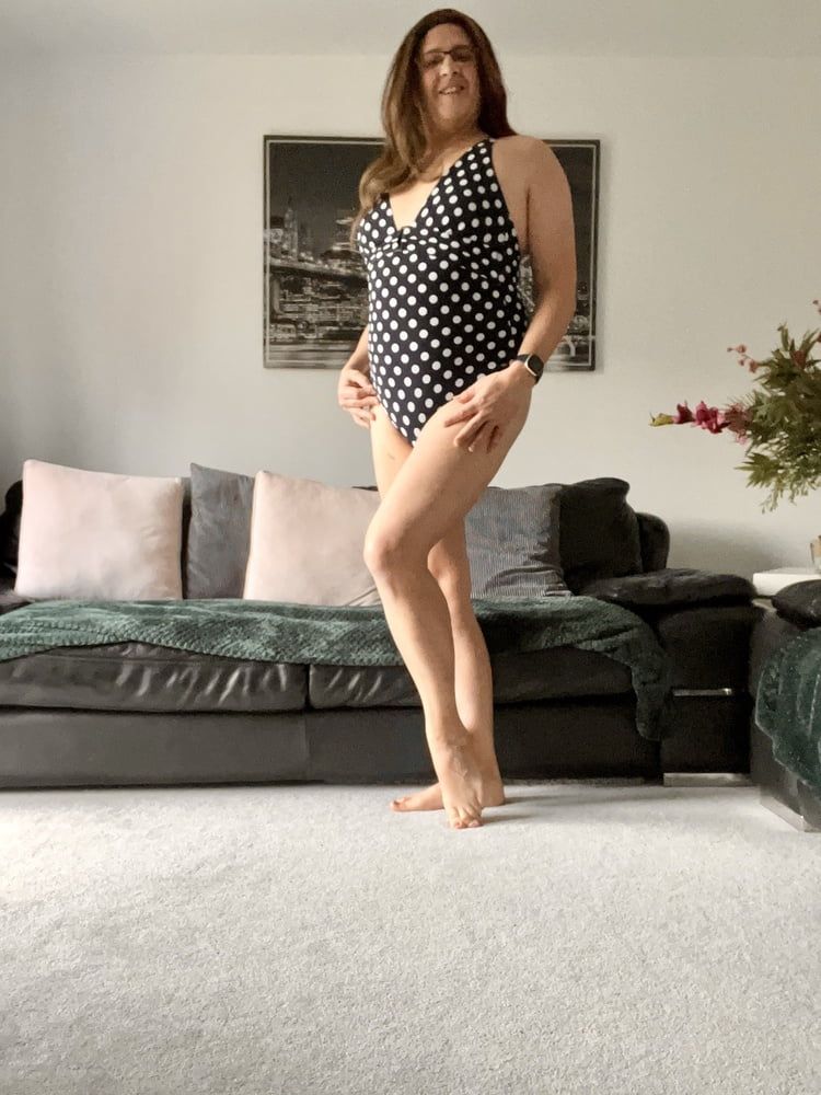 Trying on another new swimsuit  #45