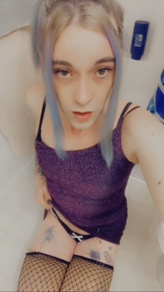 Hot Purple Minidress Slut #38