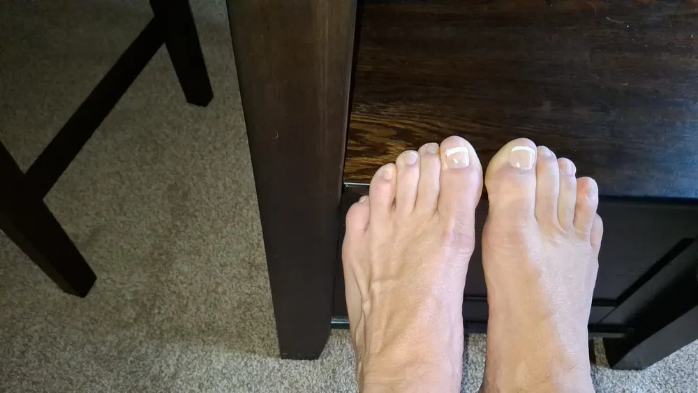 Showing off my sexy curvy feet #24