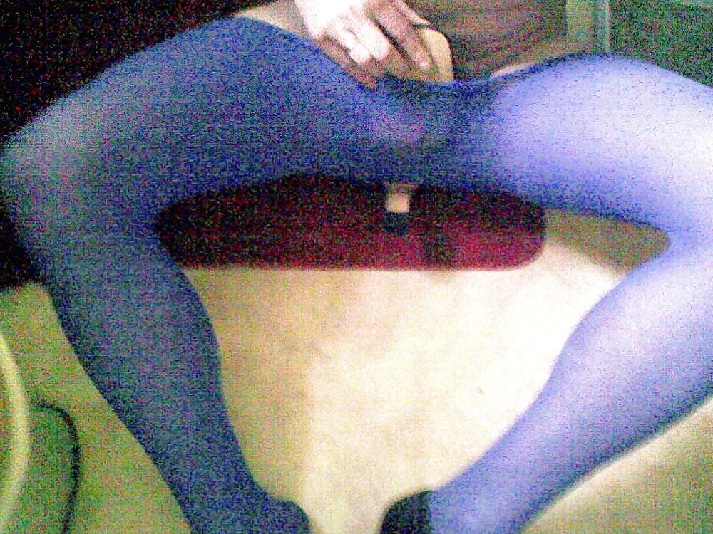 purple pantyhose #2