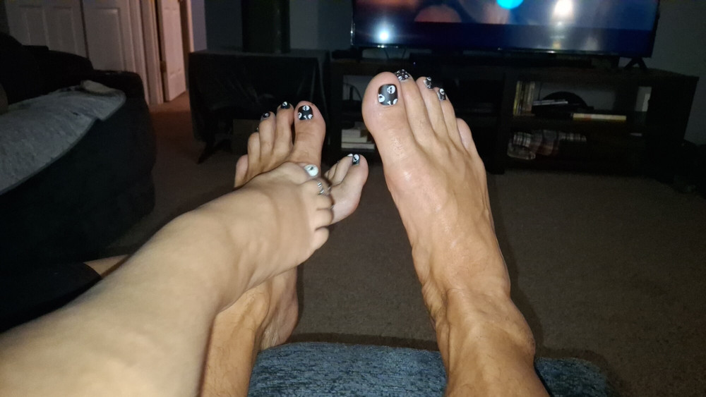 Footsie with my girlfriend #13