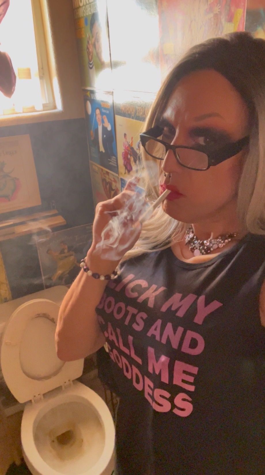 Trans Goddess Smoking Fetish #27