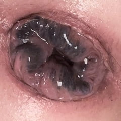 Closeup juicy hole 