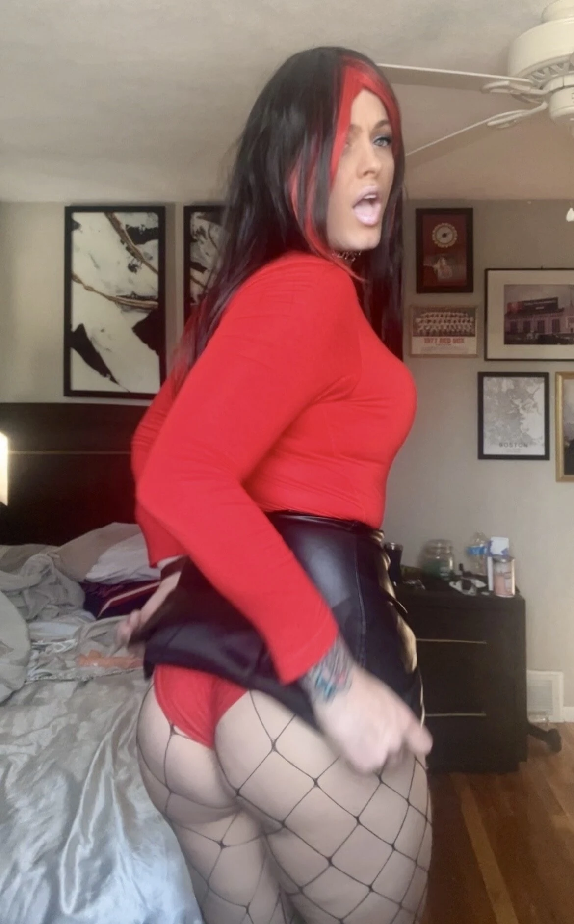 Pretty tattooed amateur femboy #13