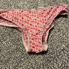 Wife’s lace knickers can not help myself 
