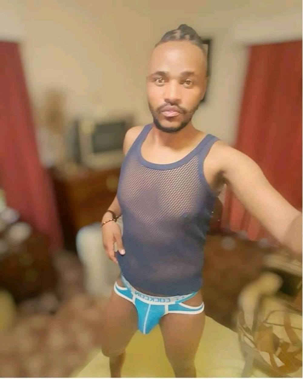 The Xhosa Nudist in underwears #12