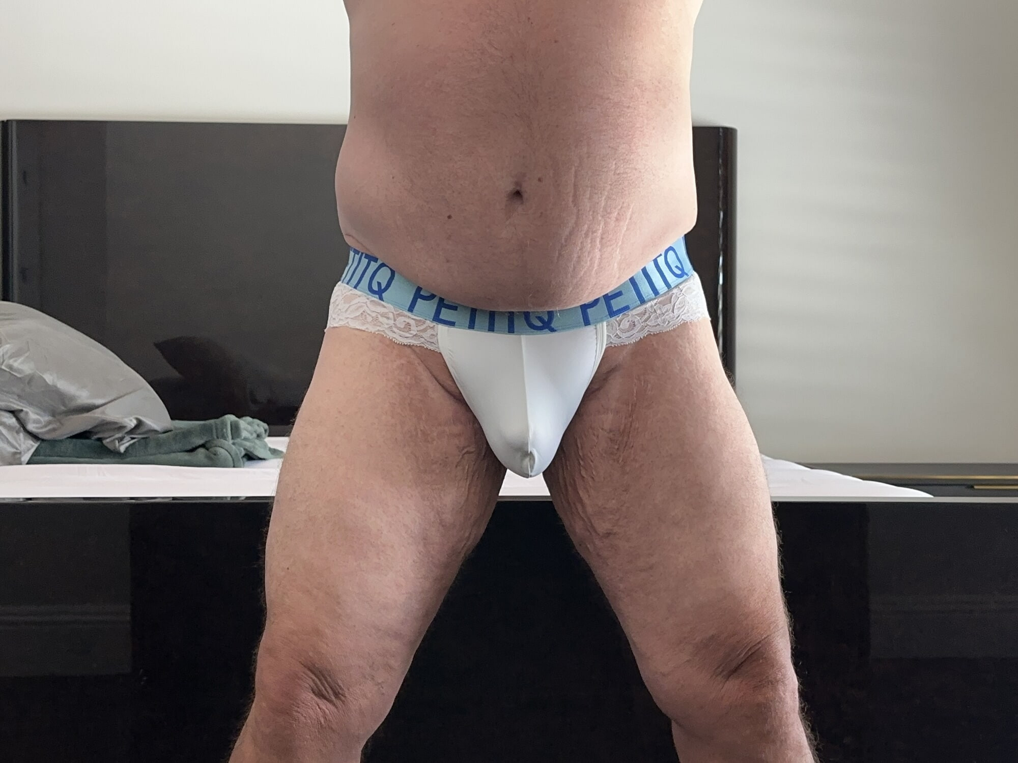 Love this white lace thong #16