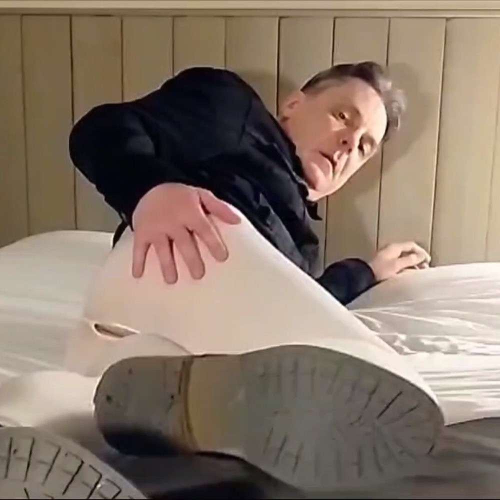Excitement in open white pantyhose #5