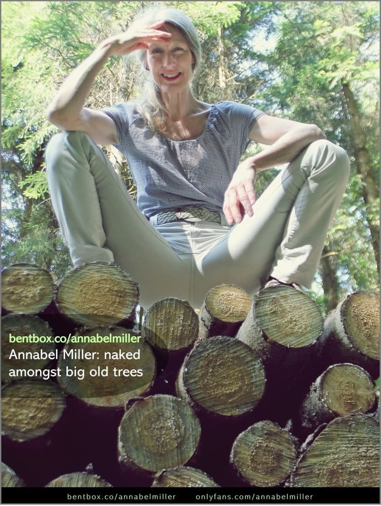 Annabel Miller: naked amongst big old trees #16