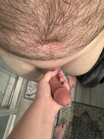 Wife holding husband cock
