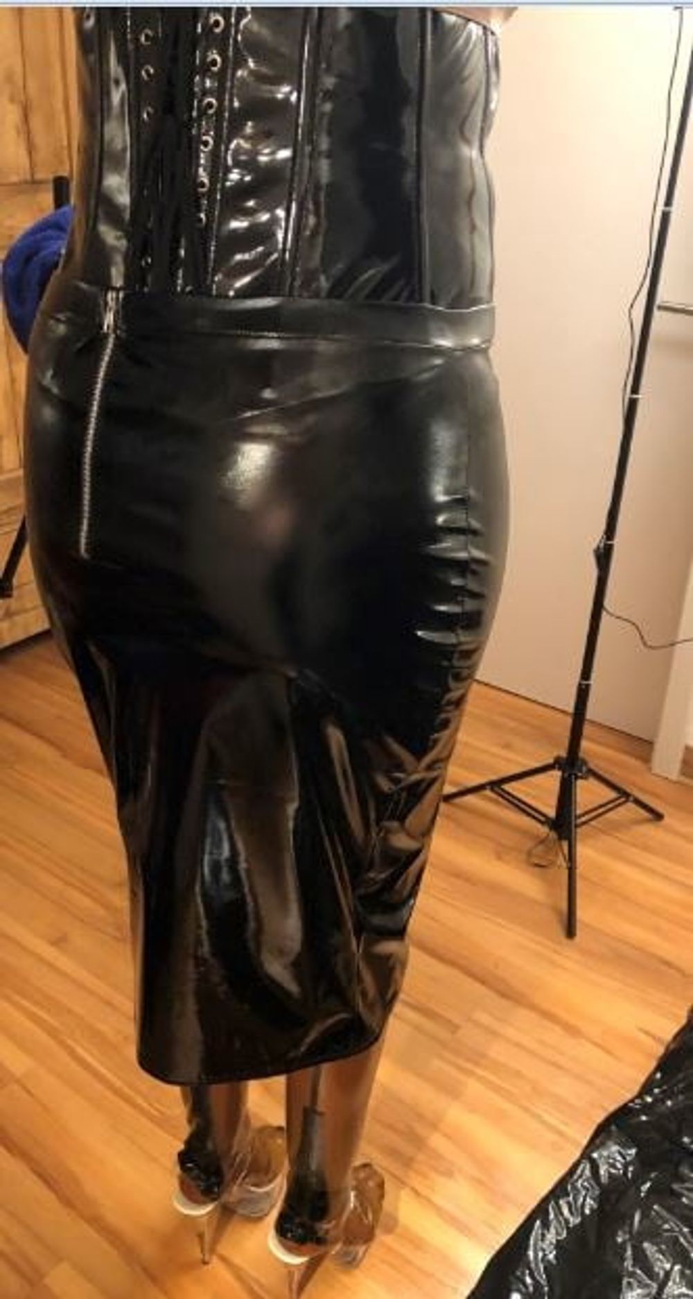 Latex, Heels and Dildo Blowjob #25