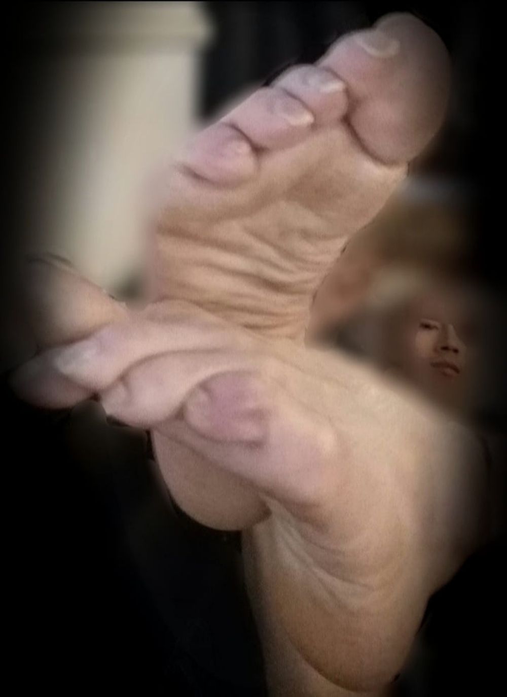 asian ts feet just waking up #5