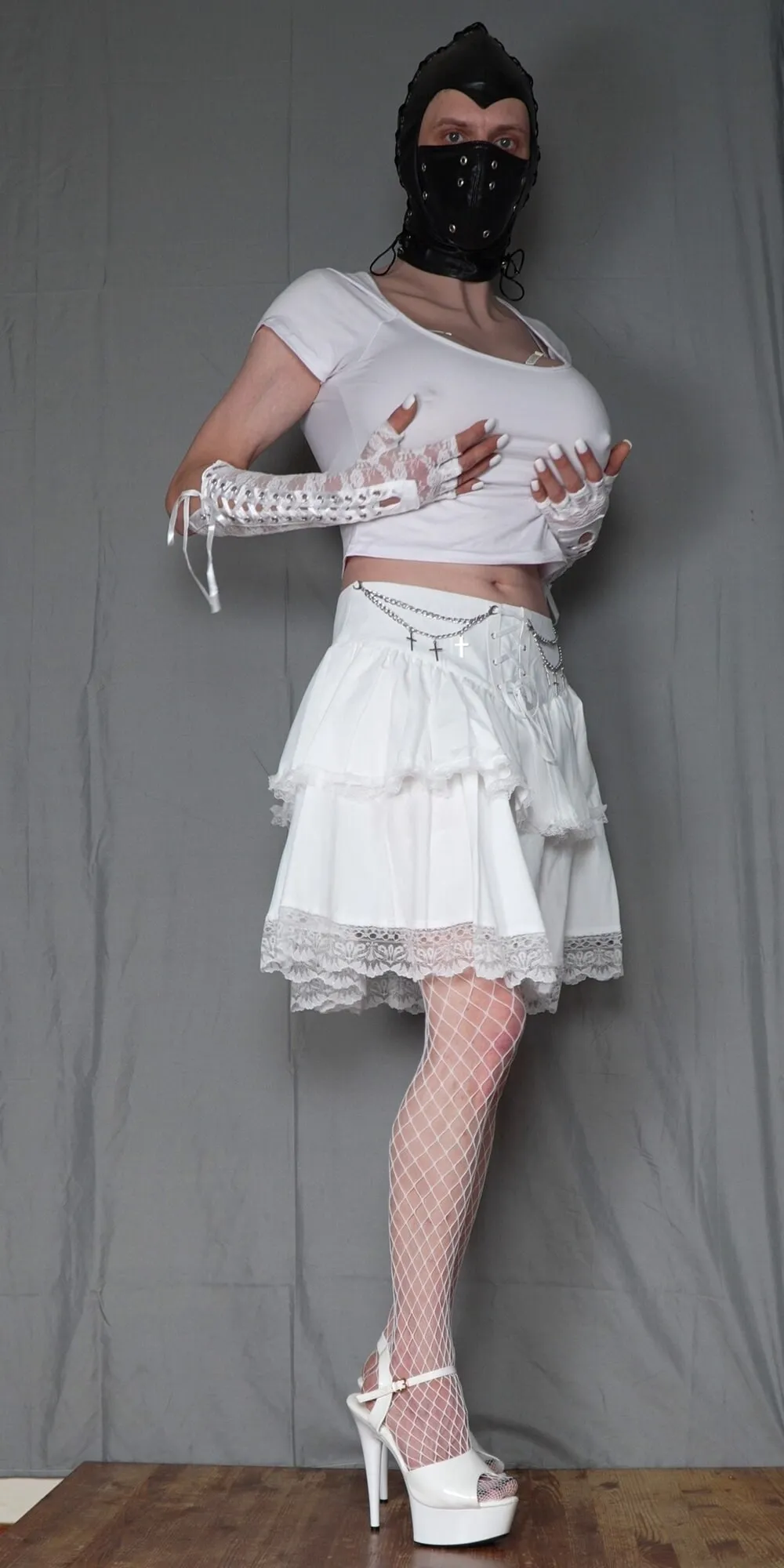 Sissy In White #4