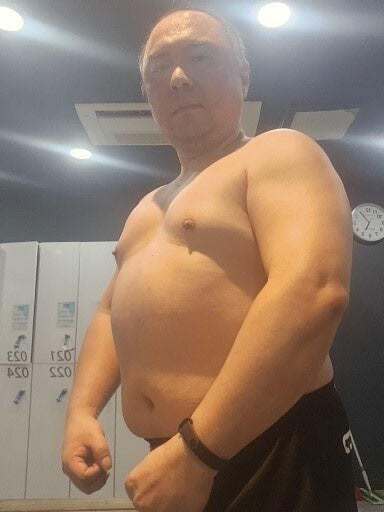 fat korean middle aged man