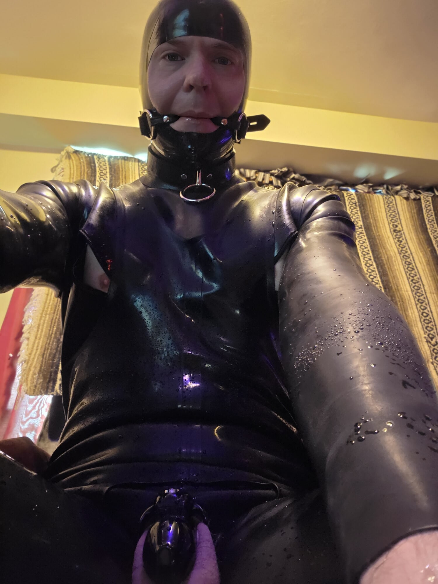 submissive rubber fag slave #8
