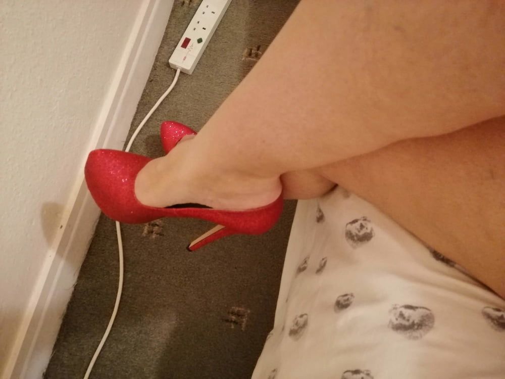 Pink High Heels, big BBW Ass #4