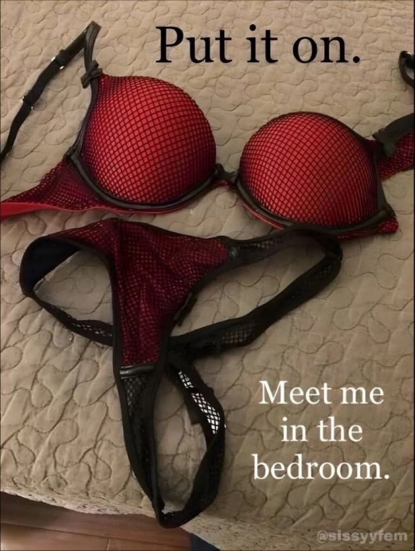 Crossdresser lingerie 