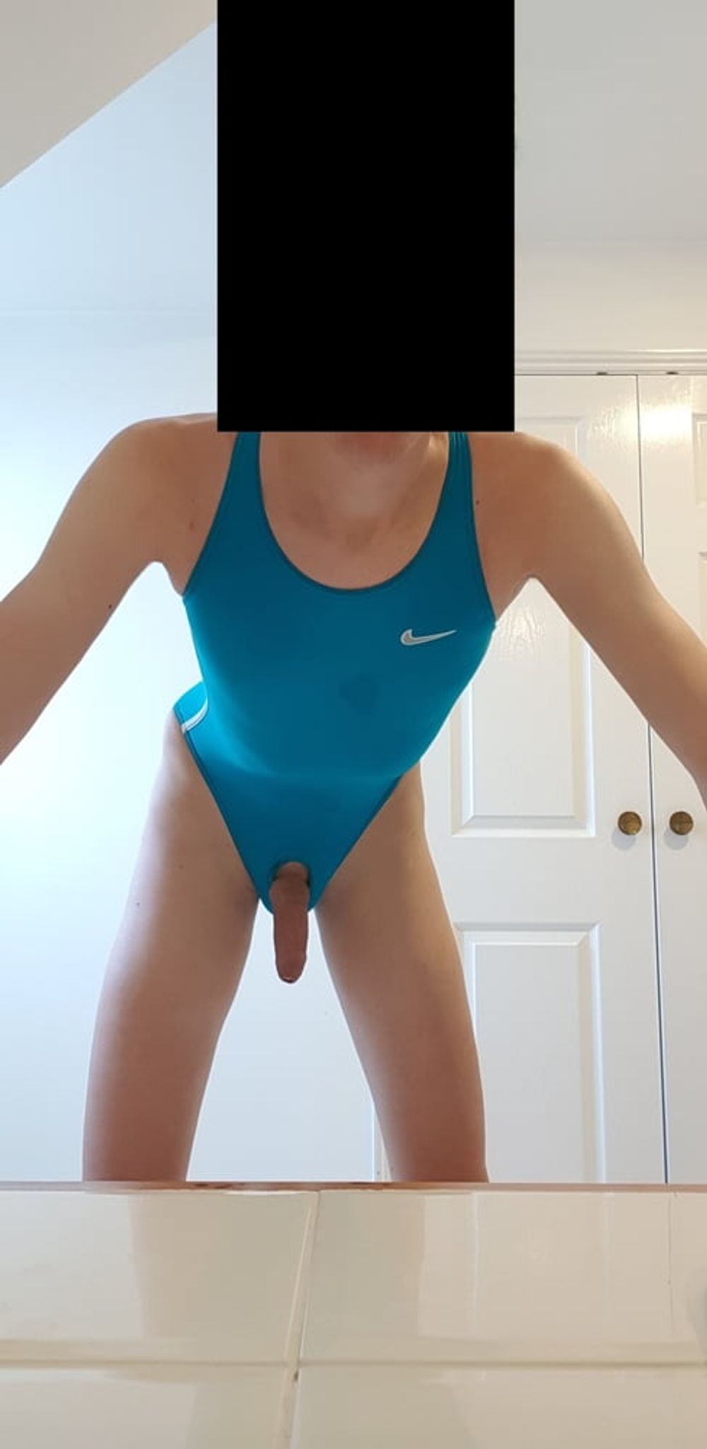 Nike blue onepiece swimsuit #11