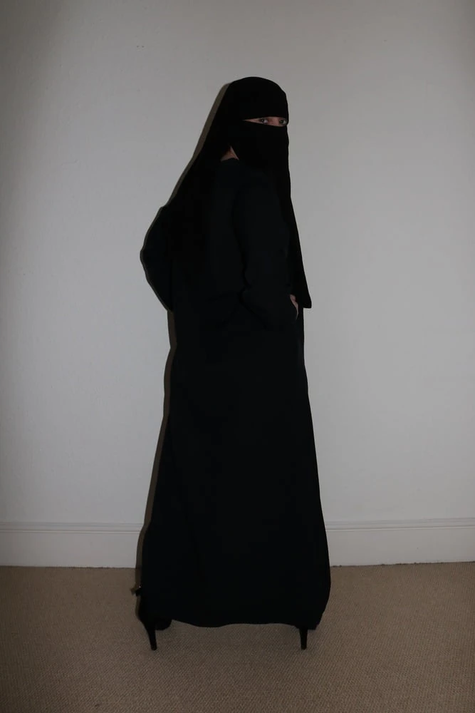 Burqa Niqab Stockings and Suspenders #33