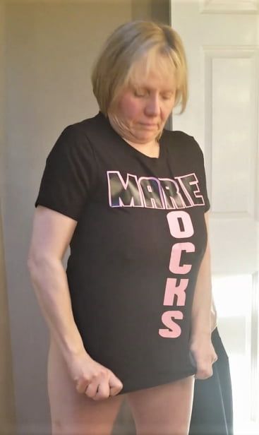 Hot granny MarieRocks changes in and out of clothes #39