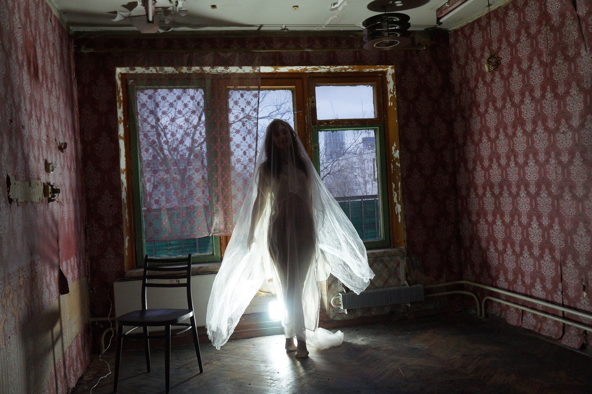 Ghost in a-maj in abandoned House #6
