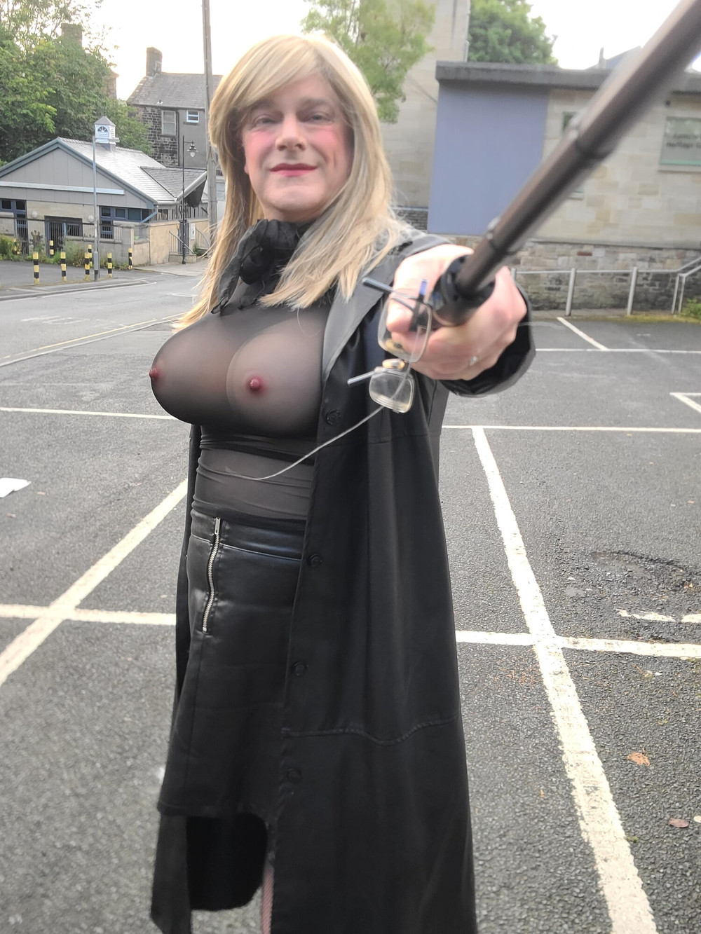 Sissy outdoors in Ramsbottom #2