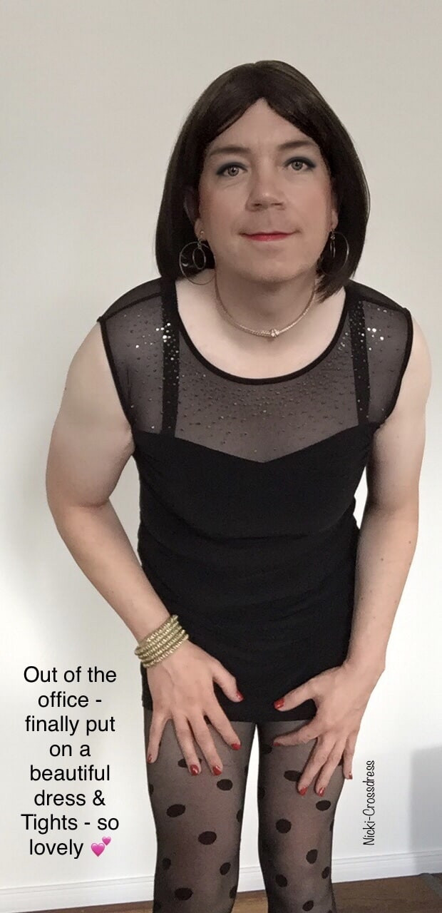 Nicki-Crossdress sexy Dress and Tights 