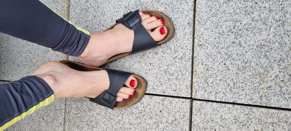 my feet in Sandals #10