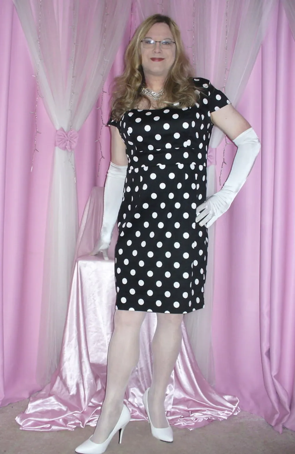 Joanie - Vintage Polka Dot Dress #3