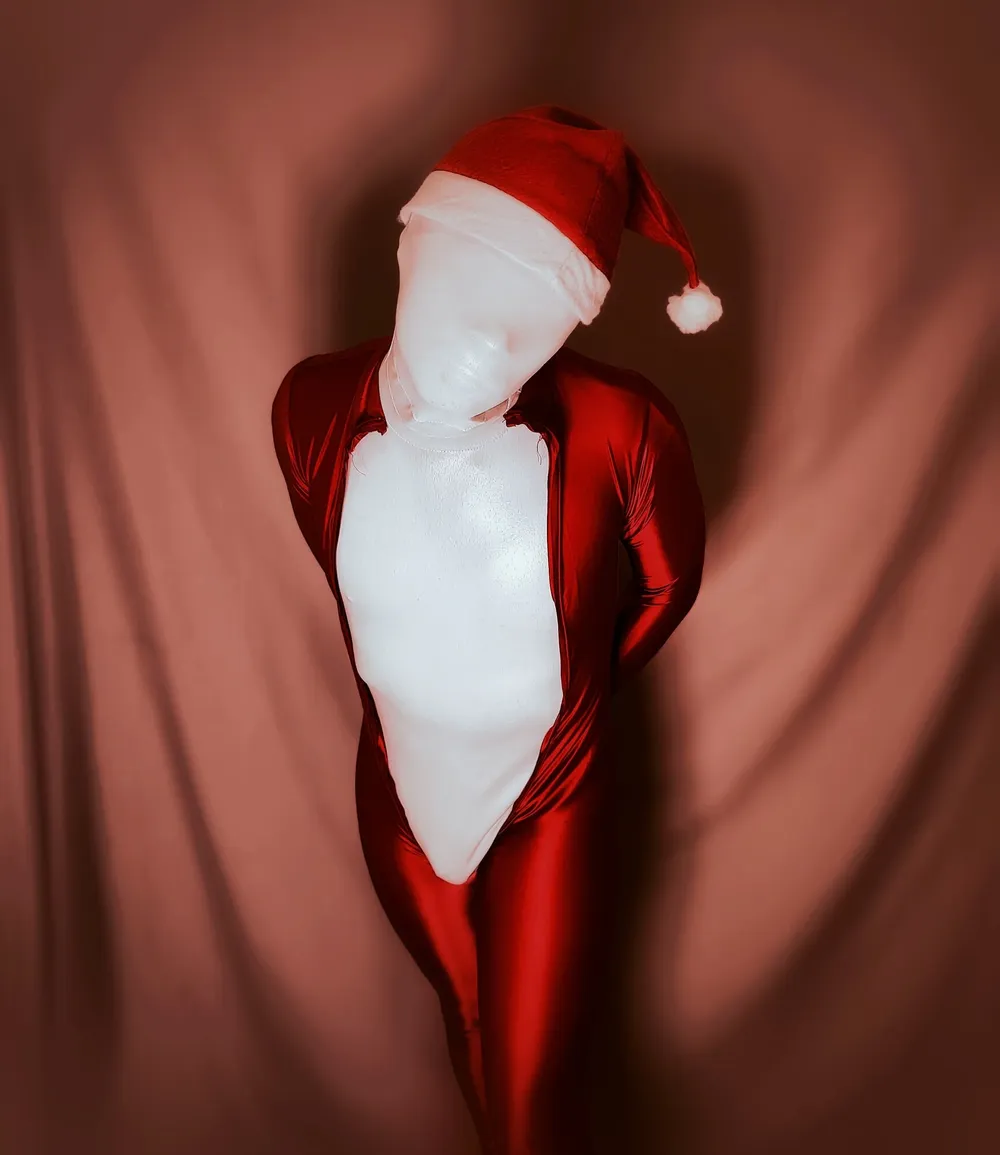 Christmas Zentai session #4