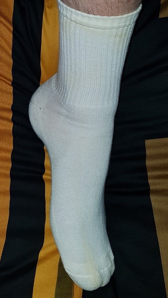My white Socks - Pee #34