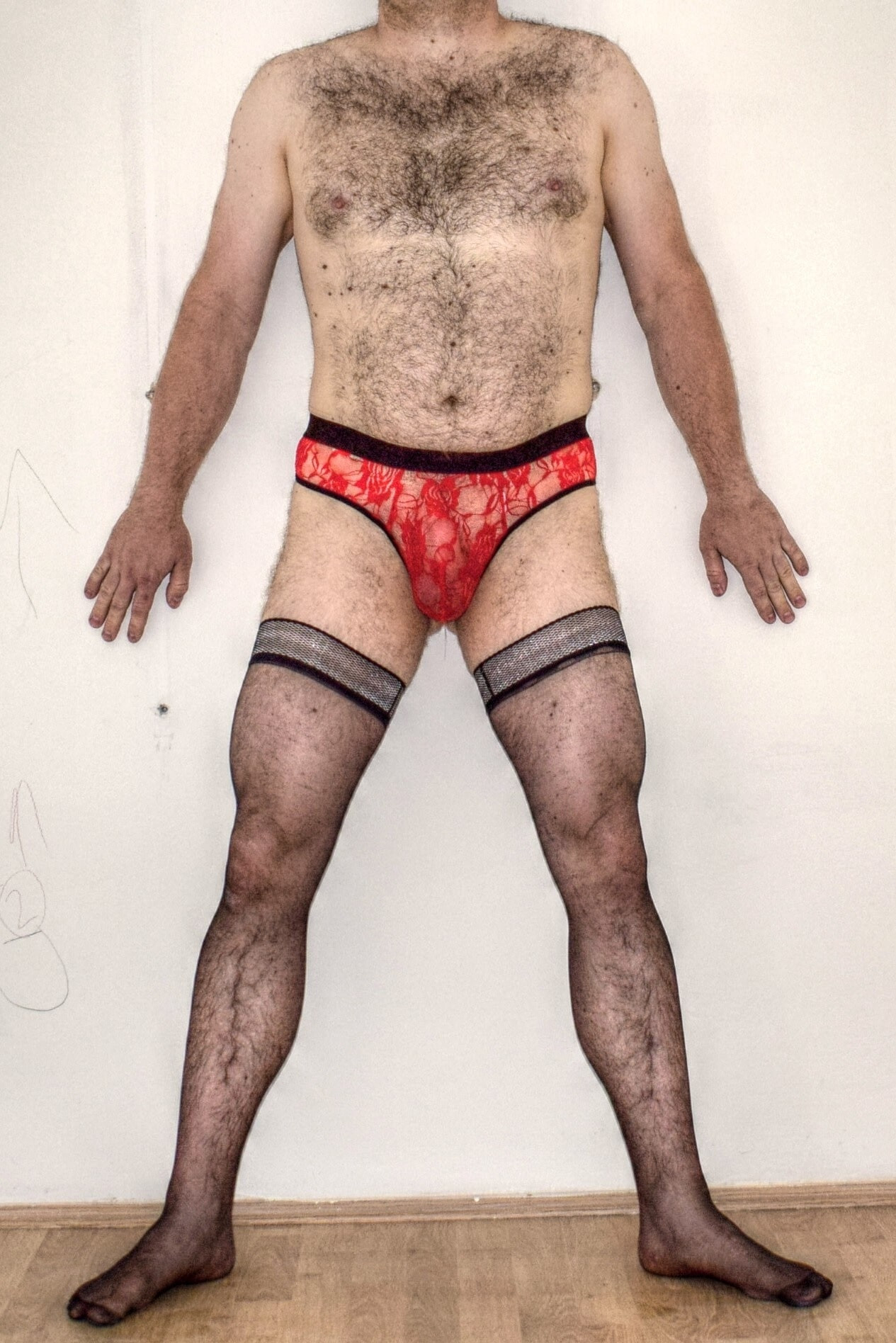 New red thong.