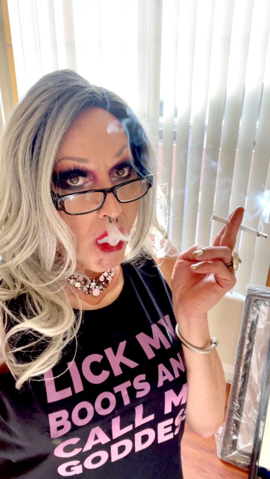 Trans Goddess Smoking Fetish #51
