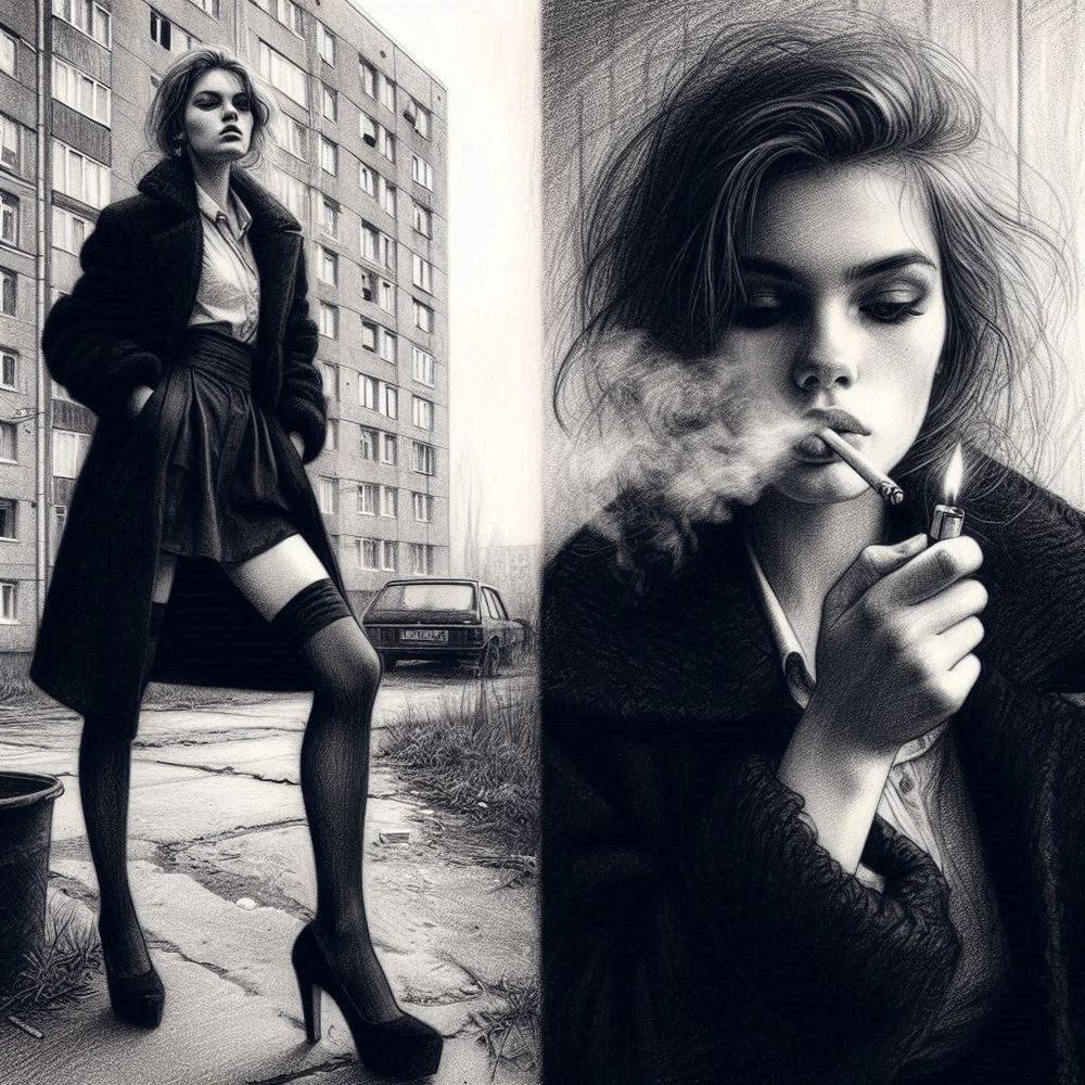 Smoking and Stockings. #35